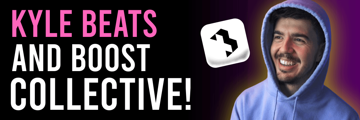 Kyle Beats and Boost Collective partnership showcasing successful music promotion collaboration